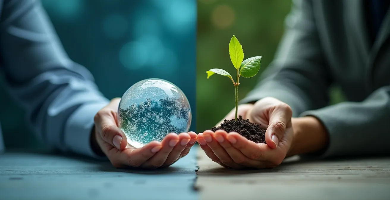 Entrepreneur québécois analysant des graphiques de croissance d'entreprise