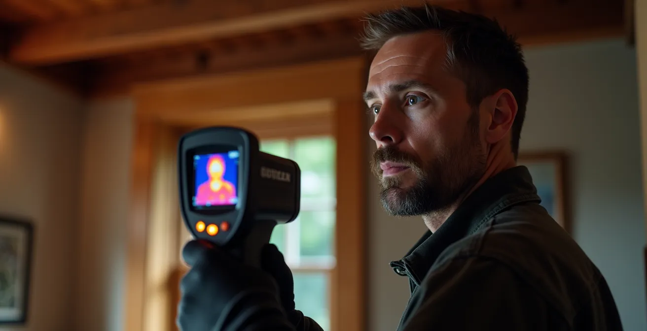 Utilisation d'une caméra thermique lors de l'inspection d'une maison québécoise