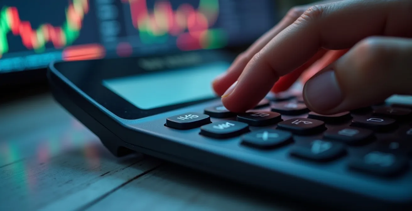 Expert-comptable analysant des données financières sur plusieurs écrans dans un bureau moderne